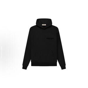Fear of God Essentials Pullover Hoodie Stretch Limo Black